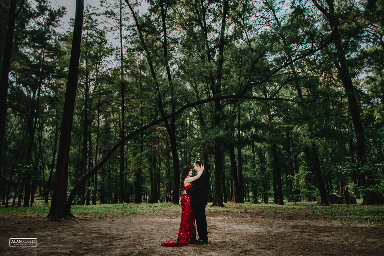 Bosque Colomos, sesion casual, novios, preboda, alan robles, love is the big reason, pareja, arboles